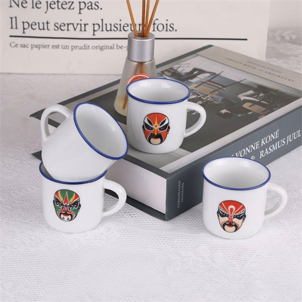 Retro Imitation Enamel Mug