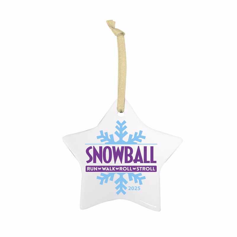 Star Ceramic Holiday Ornament