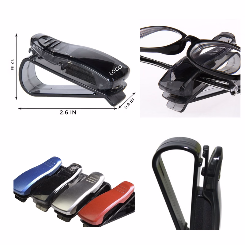 MOQ 10 PCS Stylish Car-mounted Eyeglass Clip
