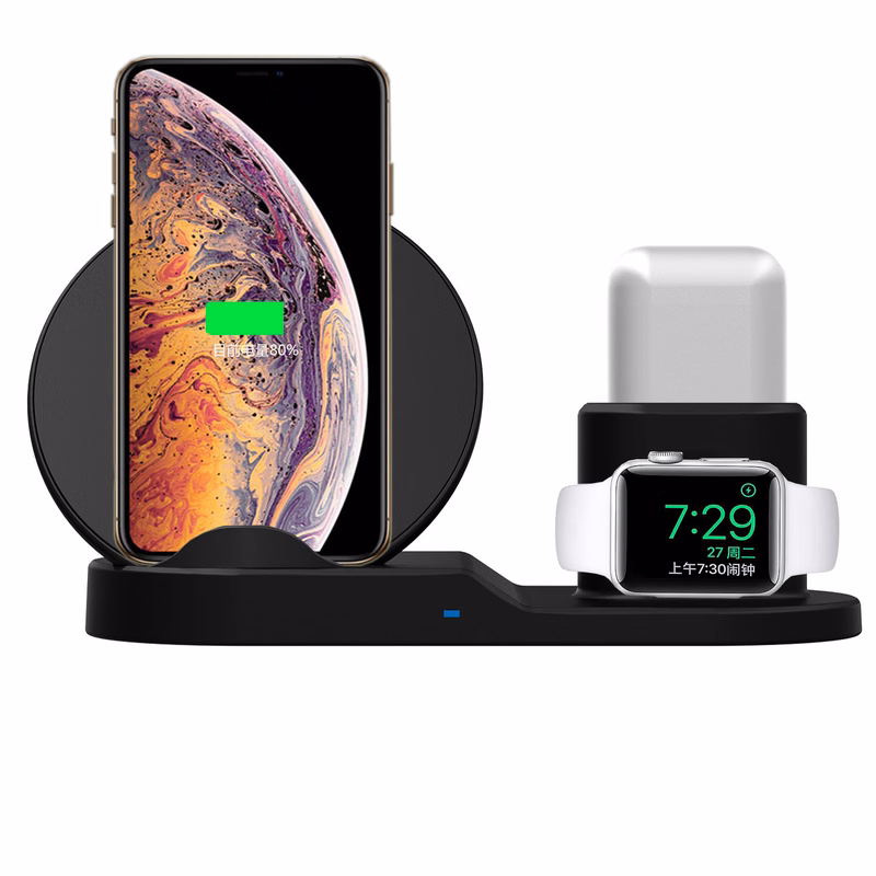 15W 3-IN-1 Fast Charge Wireless Charging Station