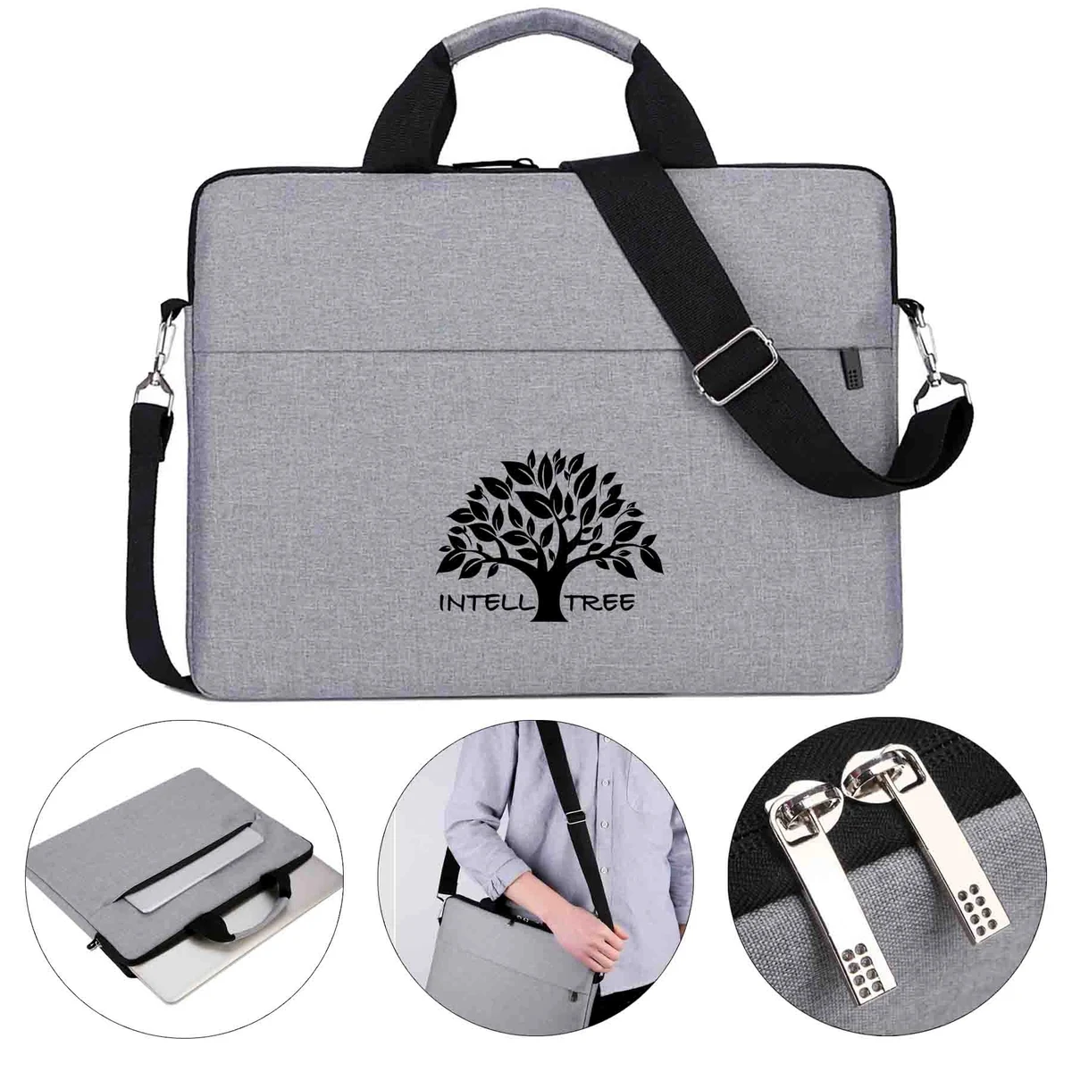 Durable Lightweight Laptop Shoulder Bag Briefcase 13" 1