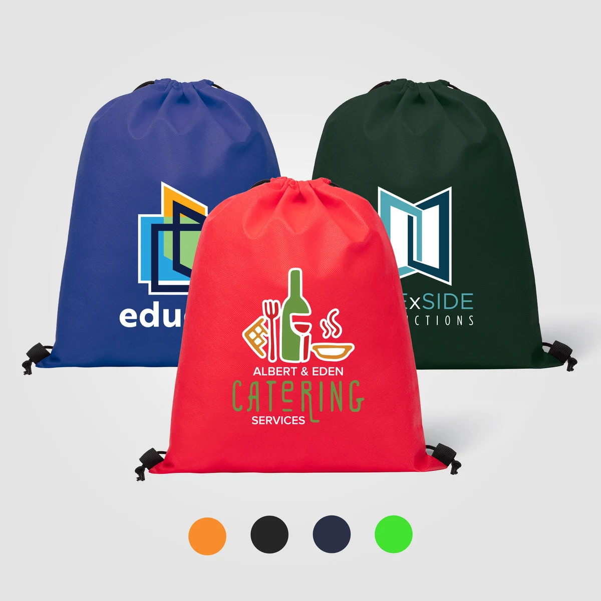 Gateway - Non-Woven Drawstring Backpack 1