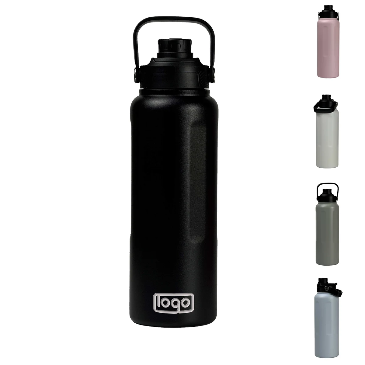 39 oz 304 Stainless Steel Handheld Insulated Water Bottle, custom water bottle with logo imprint 1
