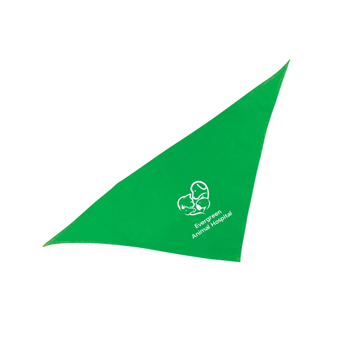 Tripaw Triangle Bandana - Small (1 Color Imprint) 1