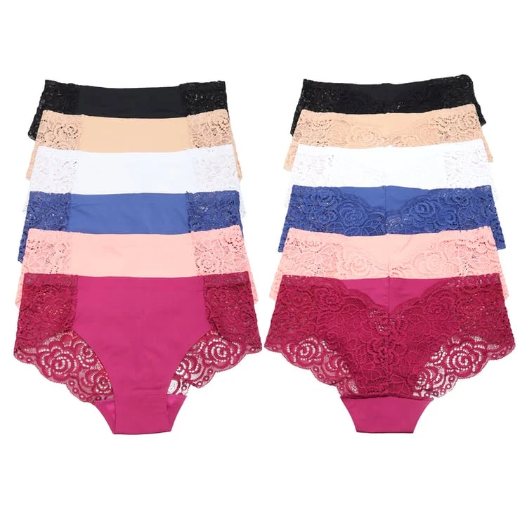 Juniors' Lace Hip Hugger Panties - Assorted 1