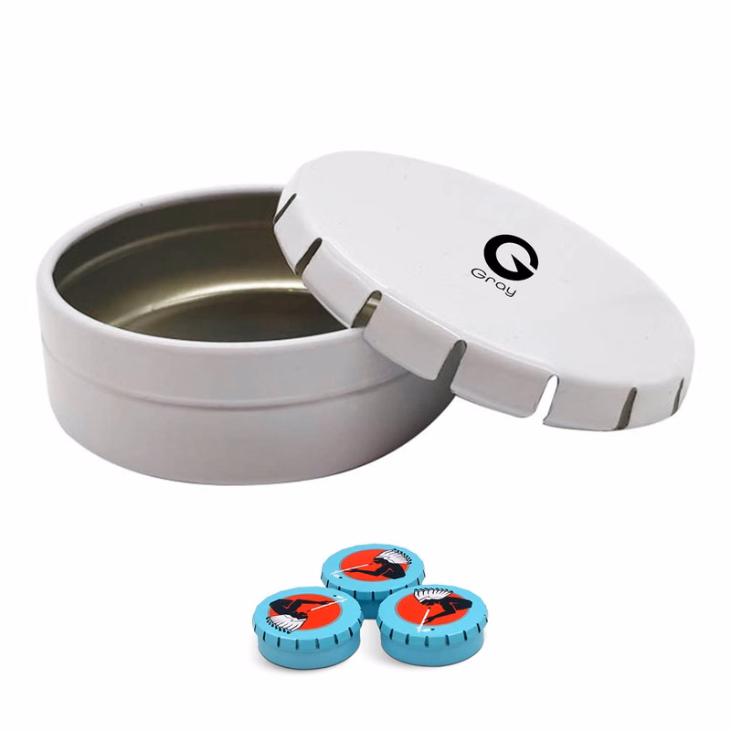 Tek Klick Portable Metal Candy Tin