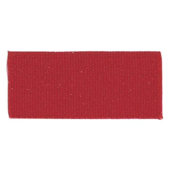 Solid Red "V" Neck Ribbon with Clip, 7/8" wide 1