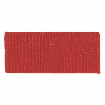 Solid Red "V" Neck Ribbon with Clip, 7/8" wide