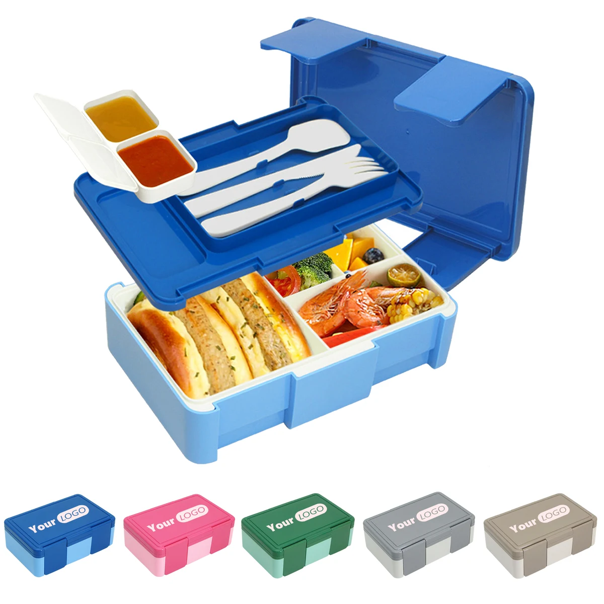 Double Layer Leak-Proof Bento Box 1