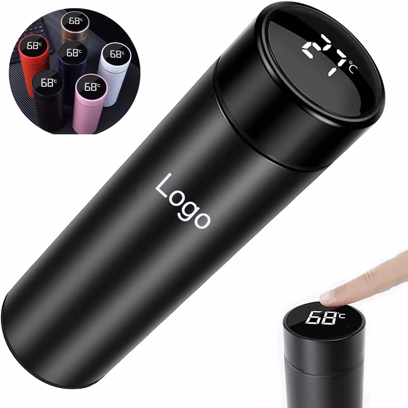 17Oz Intelligent Temperature Display Insulated Water Bottle