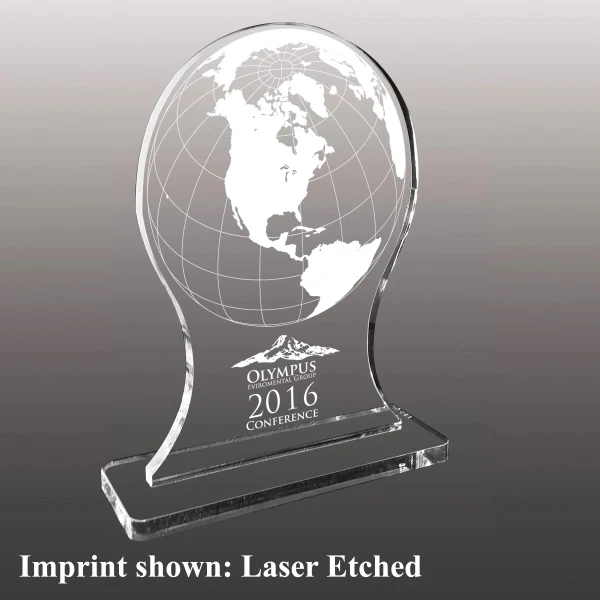 Stock Shaped Acrylic Award - Laser Etched 1