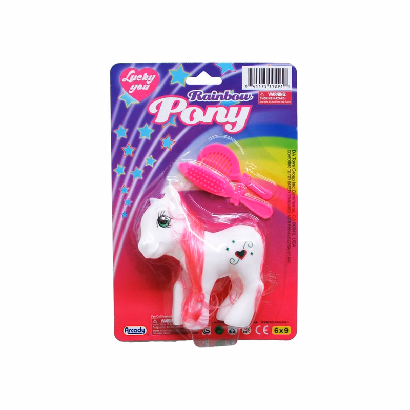 Rainbow Pony with Accessories