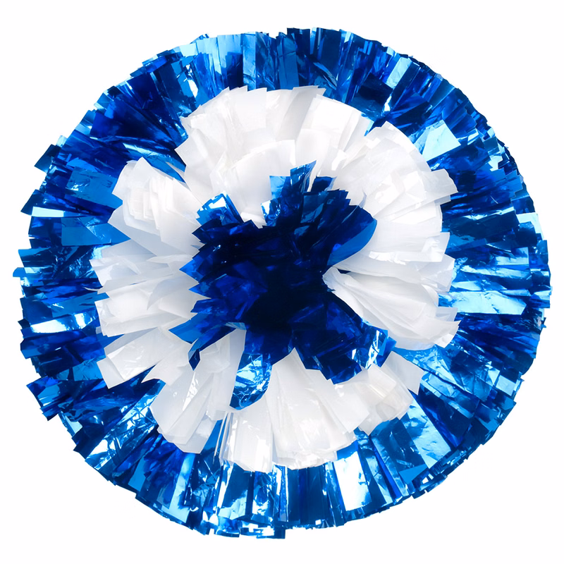 Custom Metallic Show Pom - Bullseye Style
