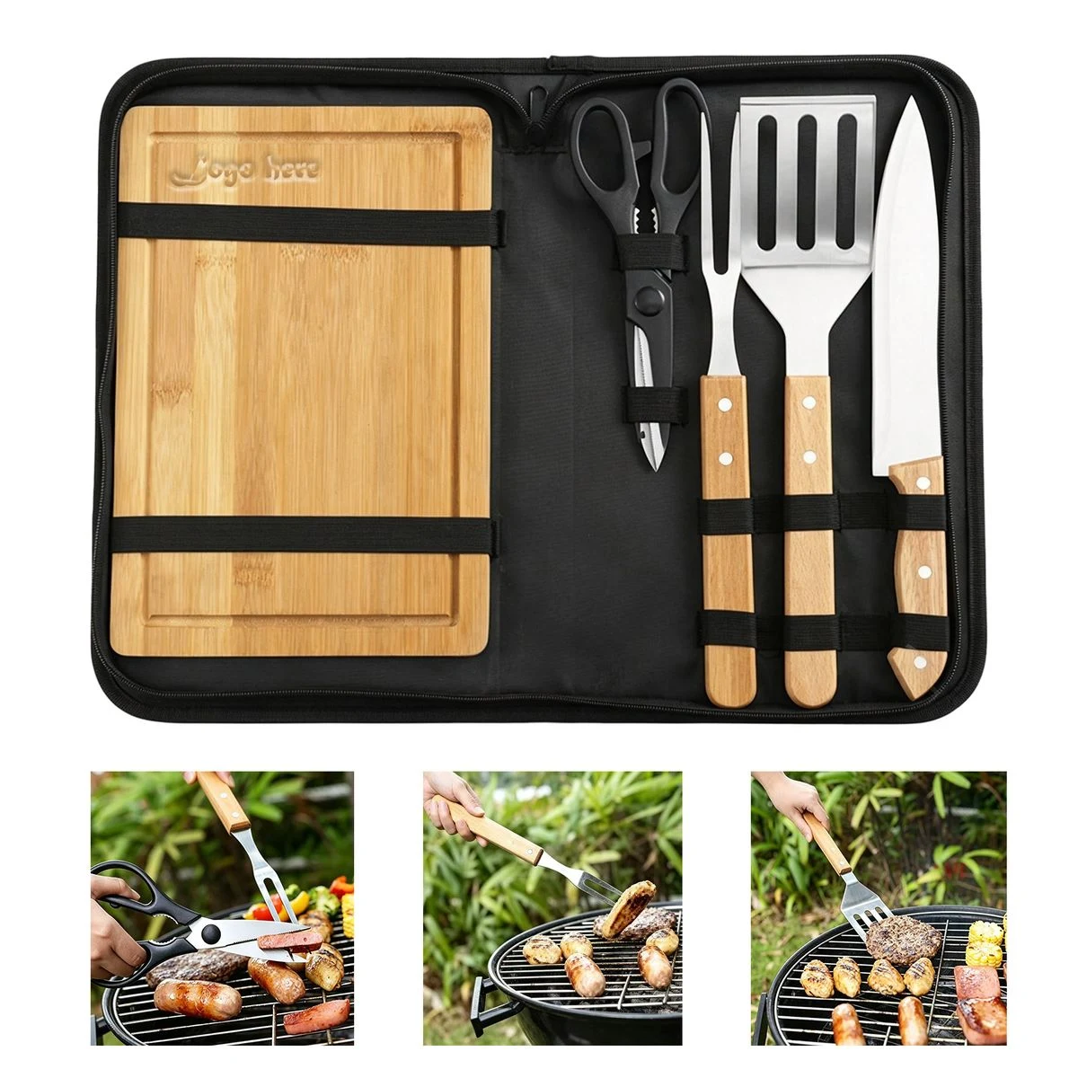 Stainless Steel Grill Tool Set 1
