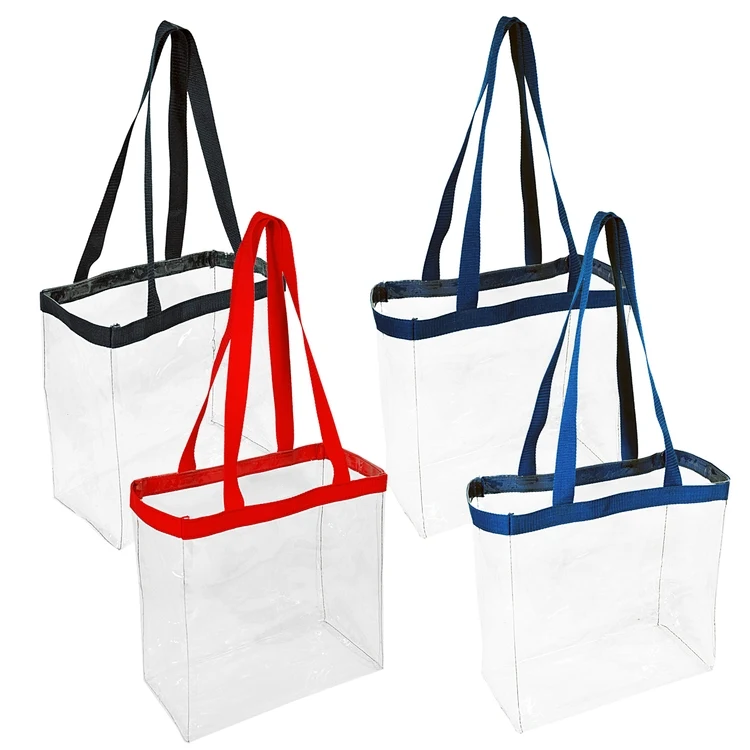 The 12"x12"x6" Clear Open Tote Bag 1