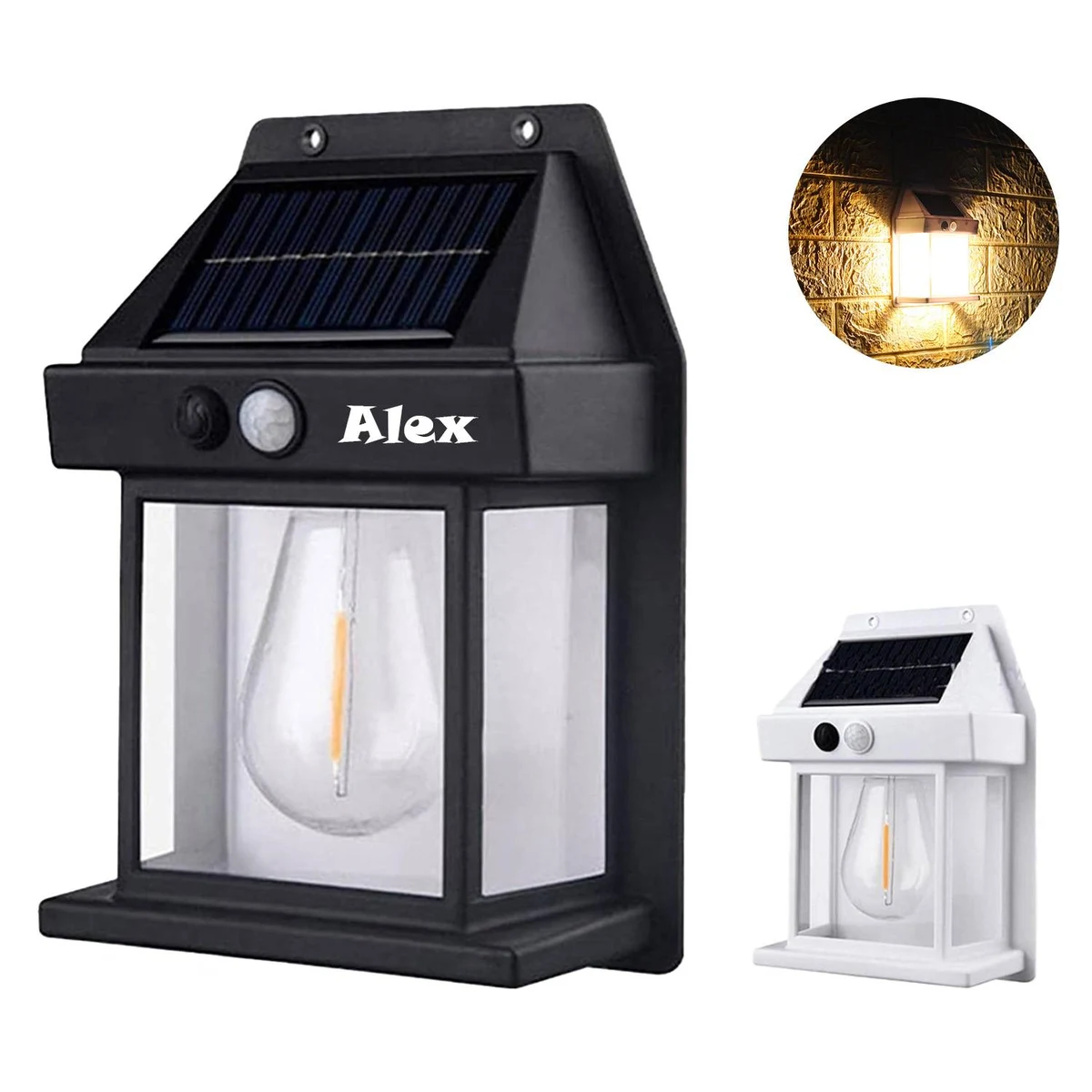 Outdoor solar wall light 1