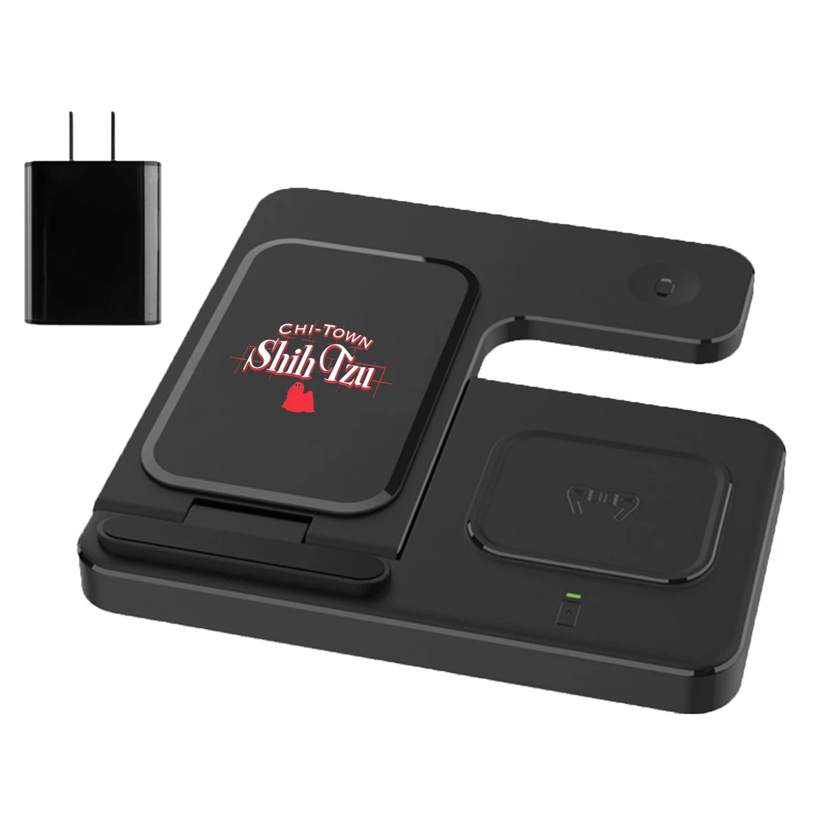 3IN1 Wireless 15W Charging Station with 18W Wall Charger 1