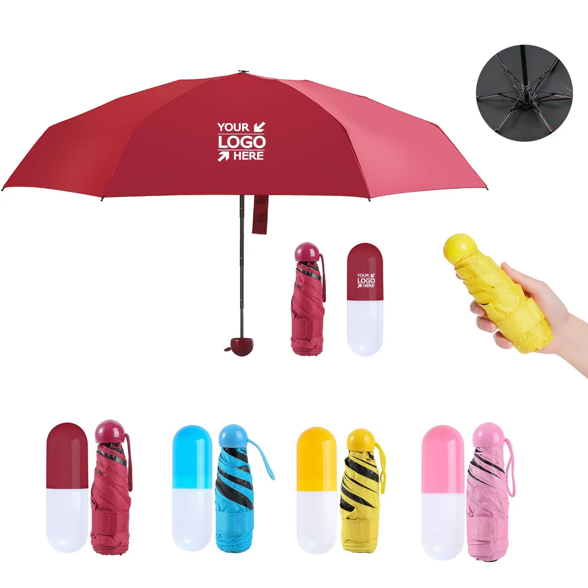 Portable Mini Capsule Umbrella 1