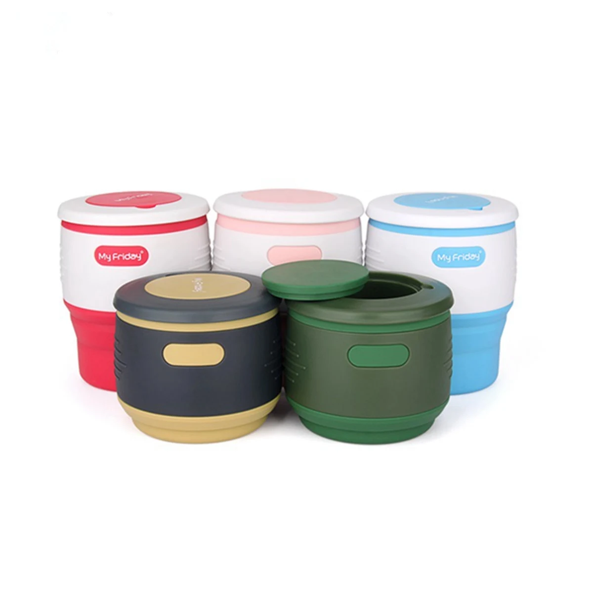 12 oz Silicone Folding Coffee Cup 1