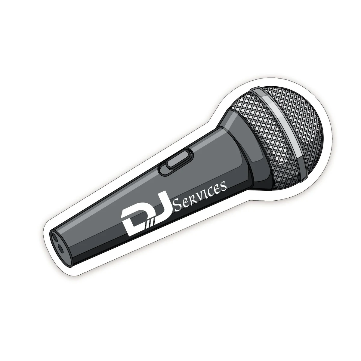 Microphone Shaped NoteKeeper™ Magnet 20 Mil 1