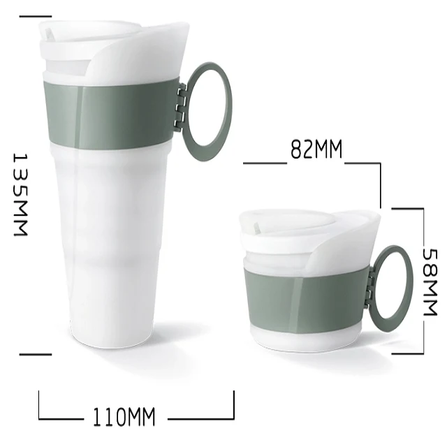 Foldable Silicone Drinking Cup 300ml 1