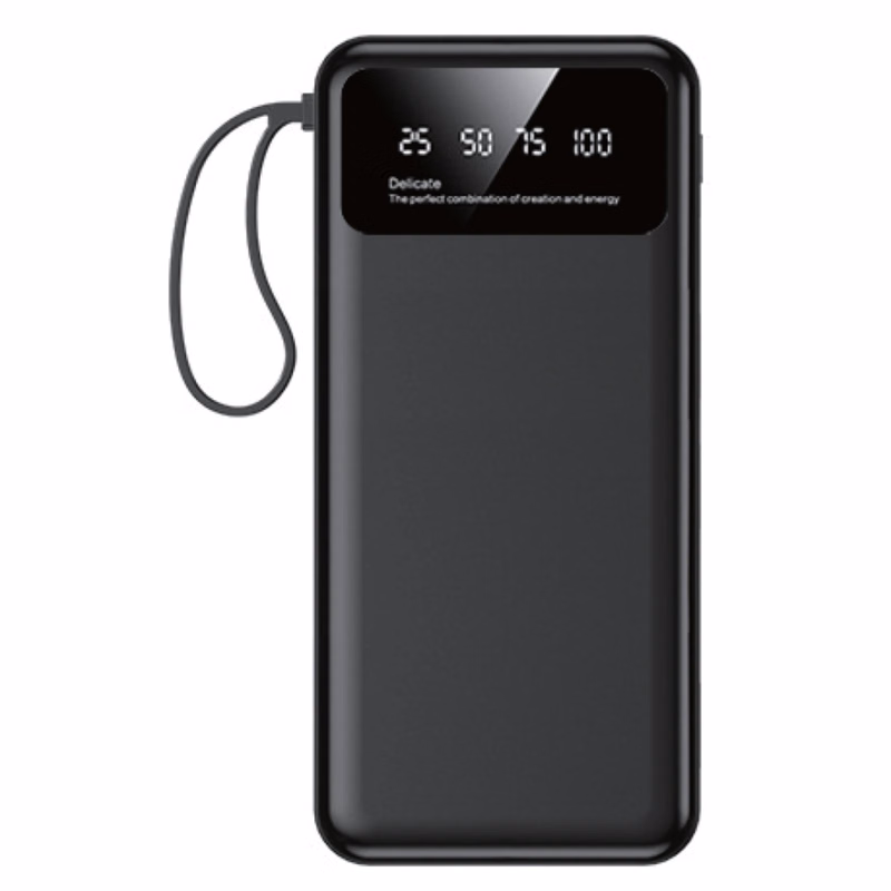 Compact LED Power Bank with Flashlight 8000mAh