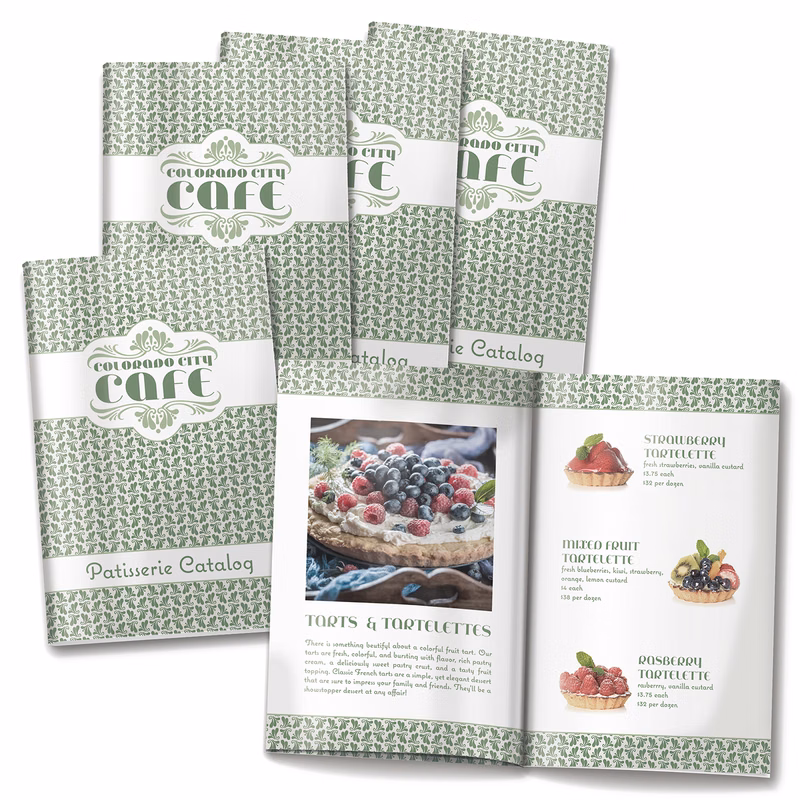 24-page (5.5x8.5) Booklet, Brochure or Catalog
