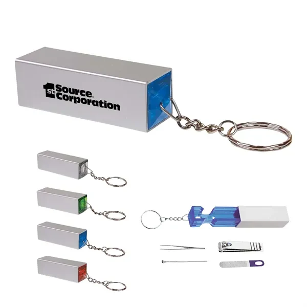 4pcs Manicure Pillar Set Keychain 1