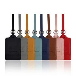 PU Leather Baggage Luggage Tag Name ID Label 1