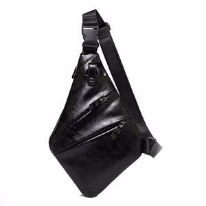 Mens Chest Bag With USB Charging Port