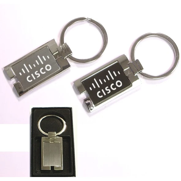 Chrome metal key holder with gift case 1