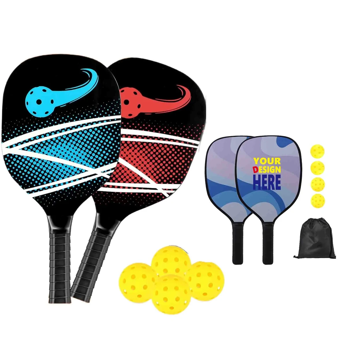 Summer Pickleball Paddles Sets 1