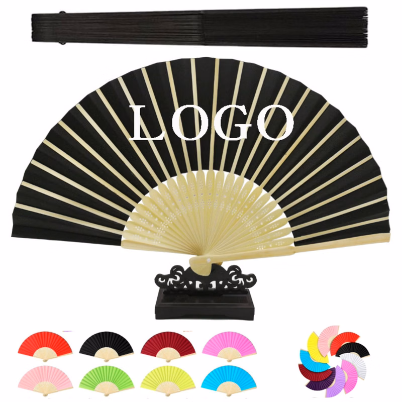 Bamboo Frame Folding Fan