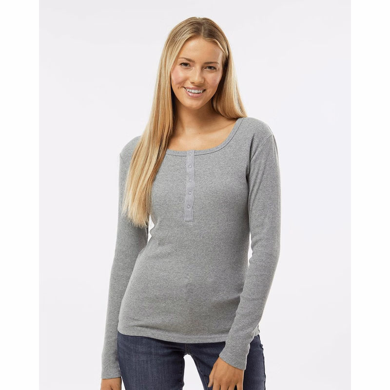 Women's Harper Long Sleeve Henley - BW2402