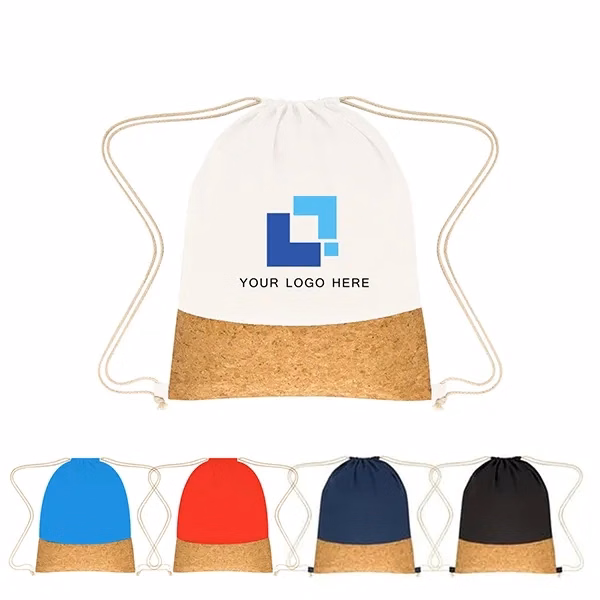 5oz Cotton & Cork Drawstring Backpack