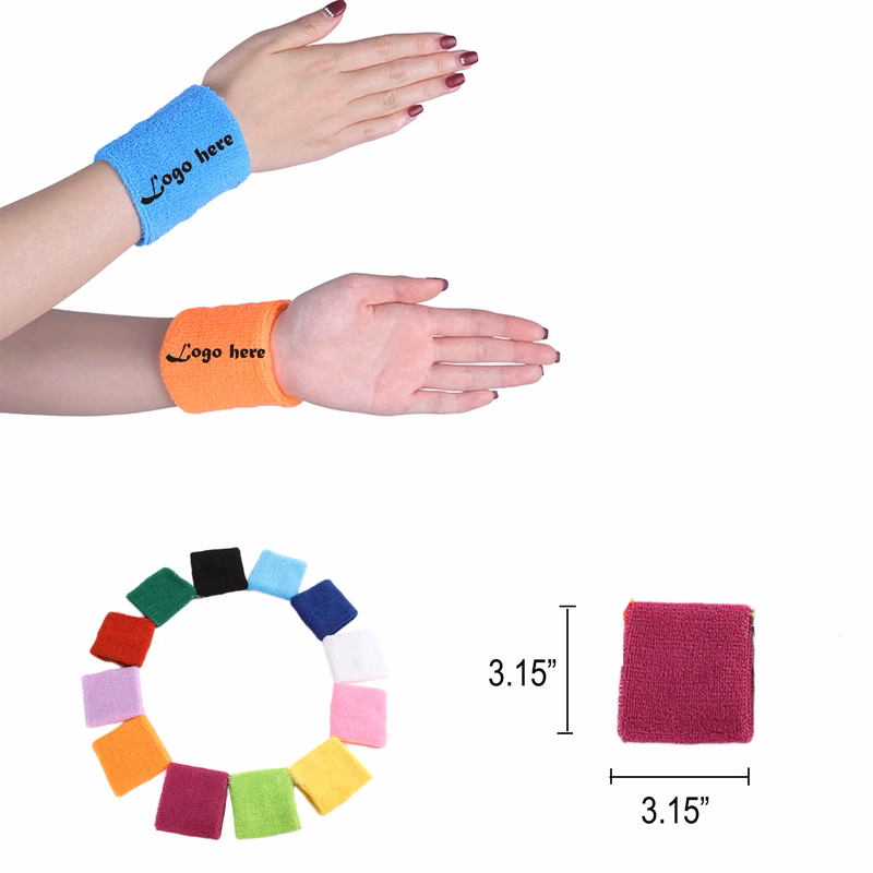 Heavyweight Wristband W/ Direct Embroidery  ( one piece)
