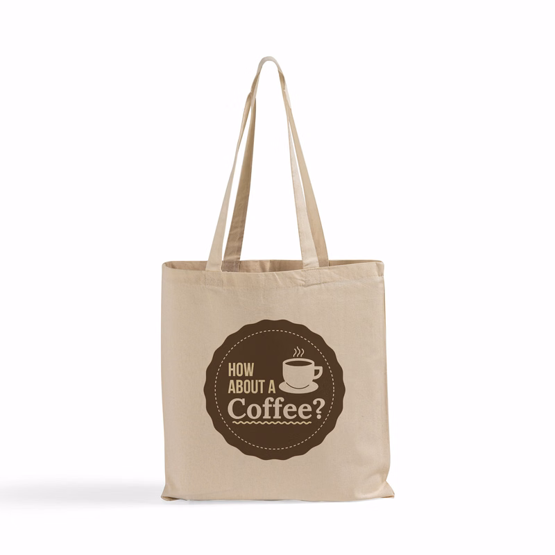 Easy-Carry Cotton Tote Bag
