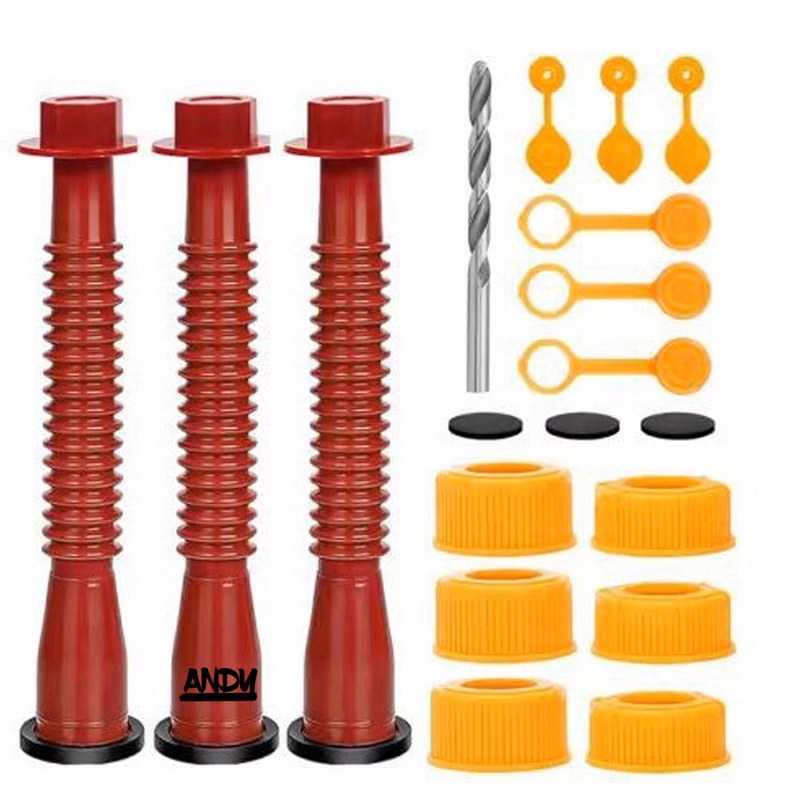 3-Pack Replacement Gas Can Spout Kits