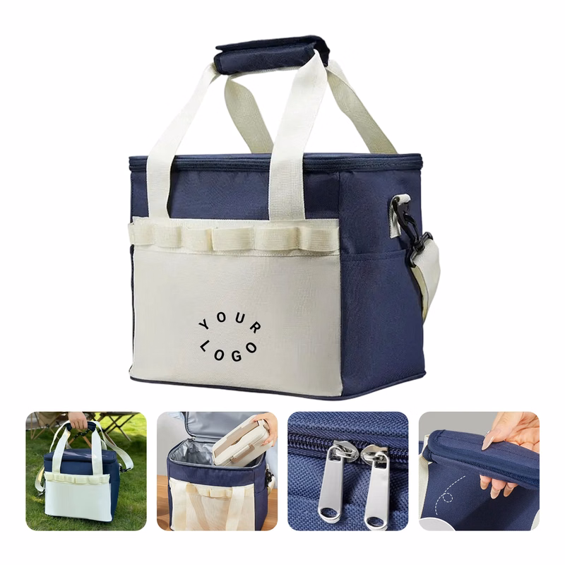 Thermal Outdoor Food Storage Bag with Woven Handle