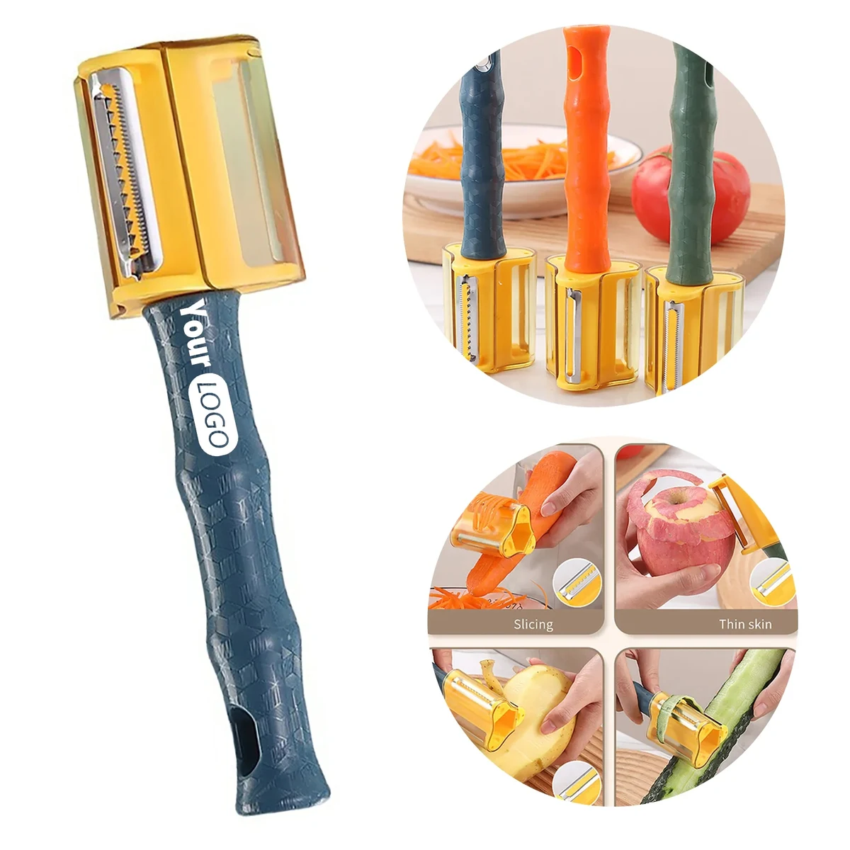 Polypropylene 3-in-1 Fruit Paring Knife 1