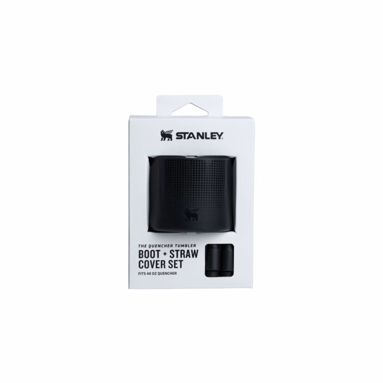 Stanley Quencher 40oz Boot and Straw Cover Set - Black