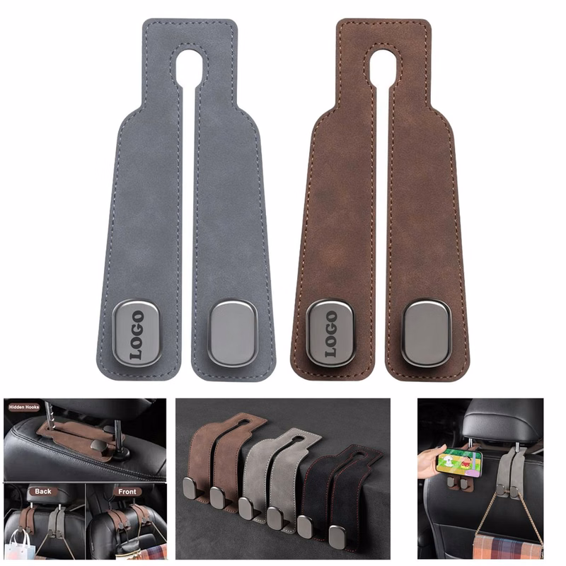 Automotive Leather Storage Hooks