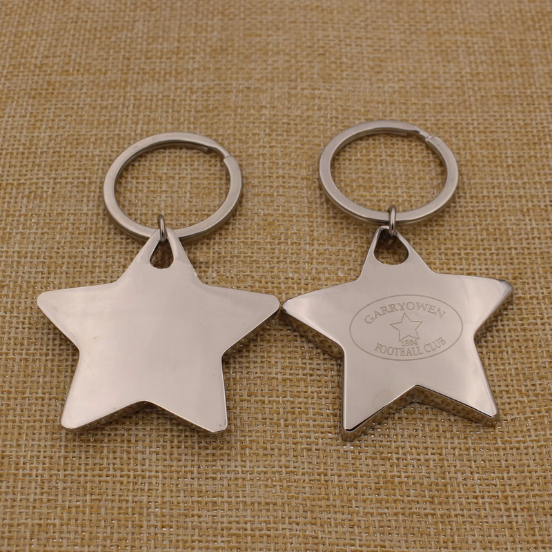 Metal Star Keychain