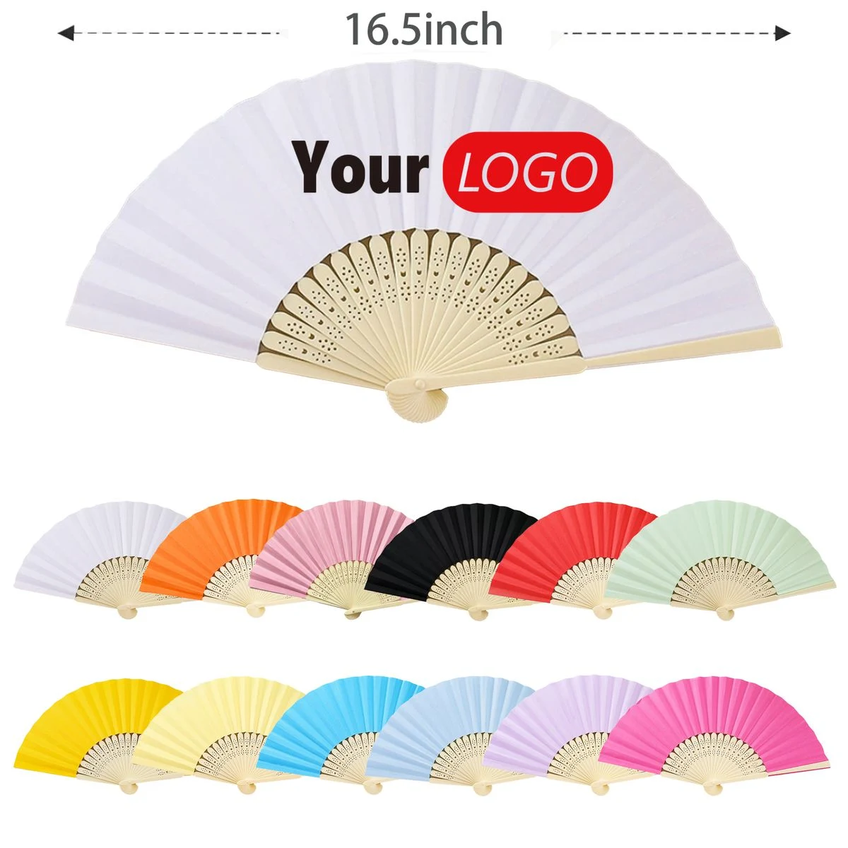 Colorful Paper Folding Fan 1