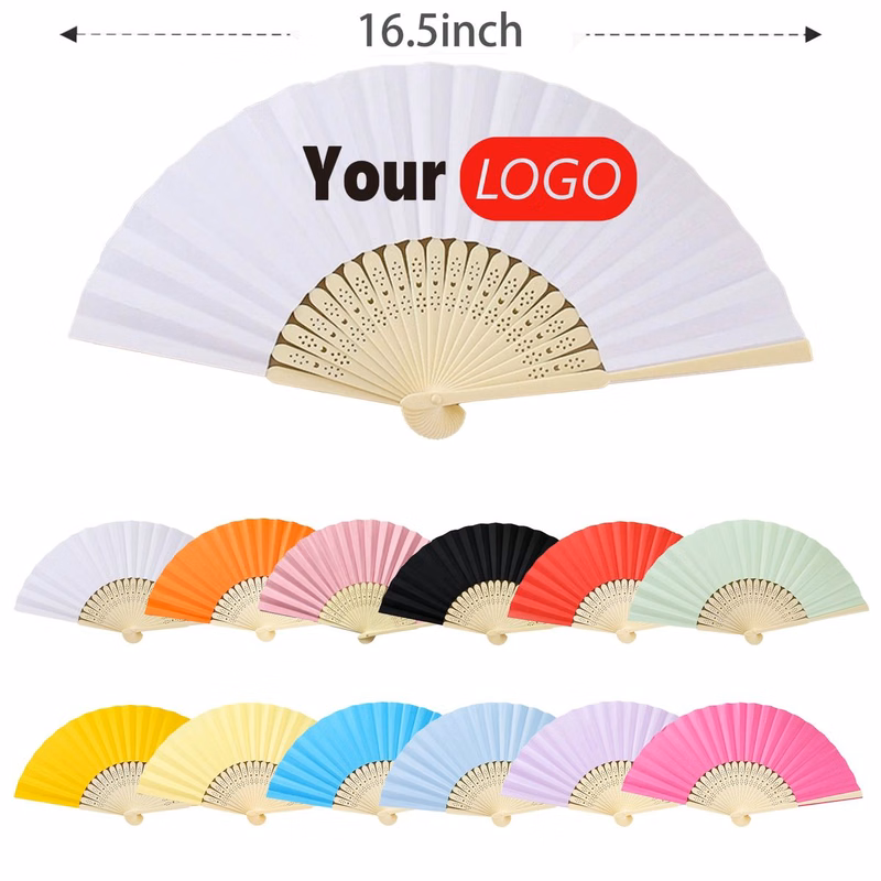 Colorful Paper Folding Fan