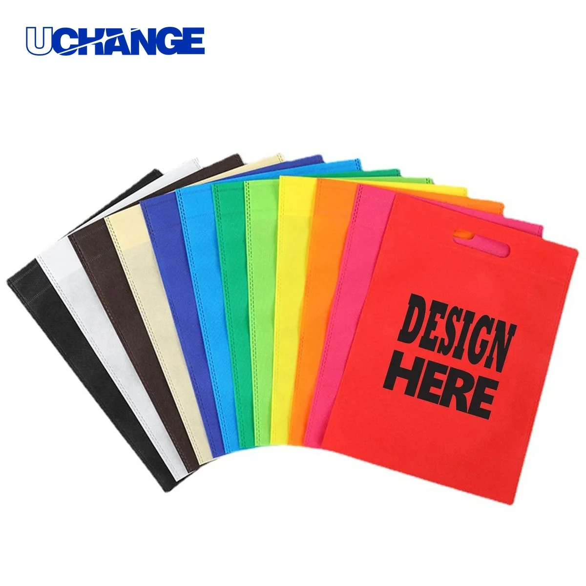 Non-Woven Die-Cut Handle Tote Bag Carrier 1