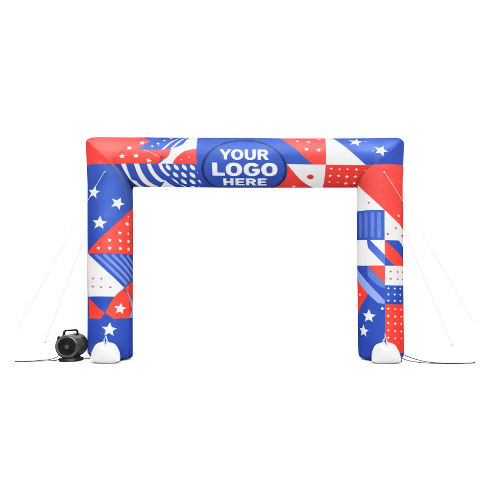 10' Cold Air Arch Square Digital Logo 1
