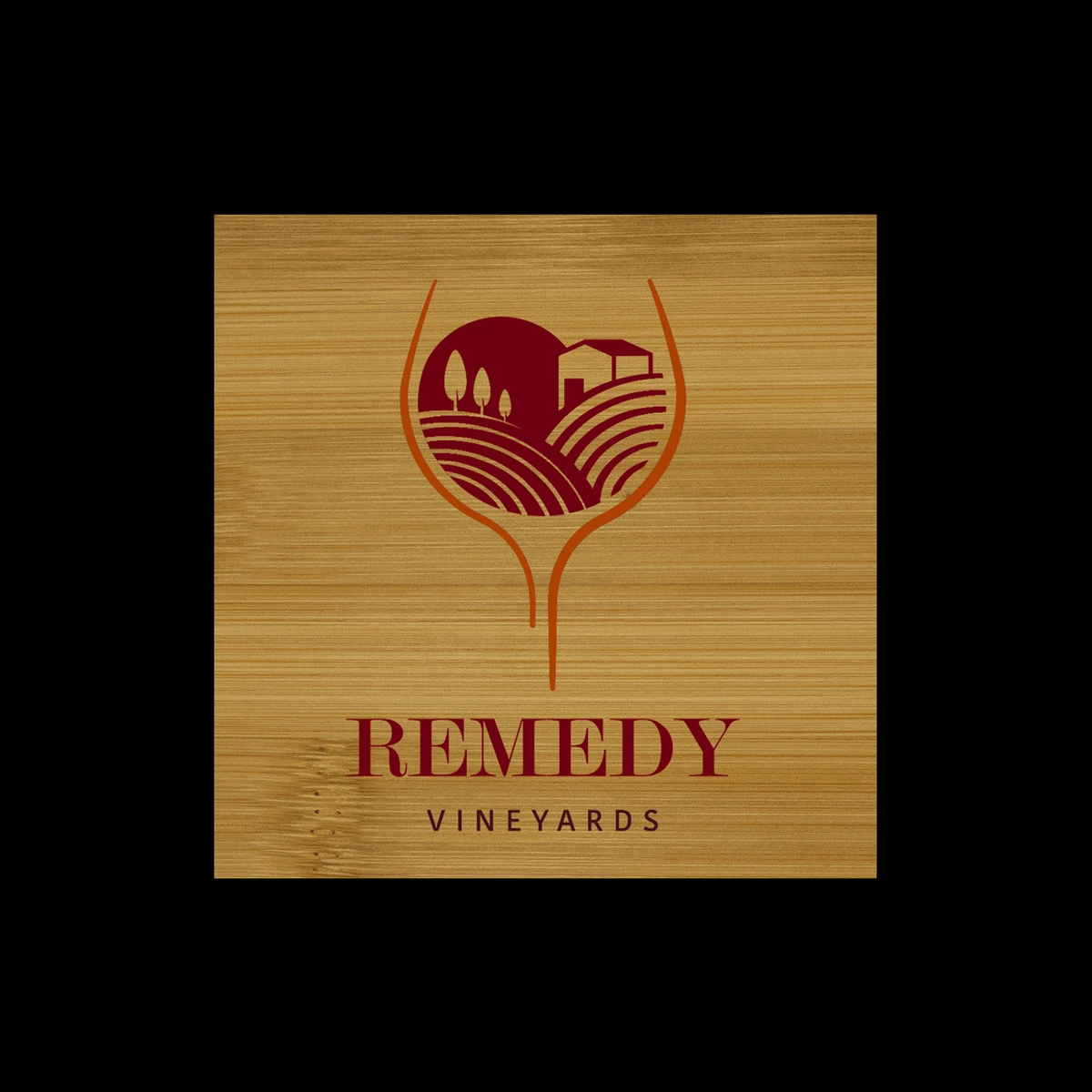 Bamboo Square Coaster 1