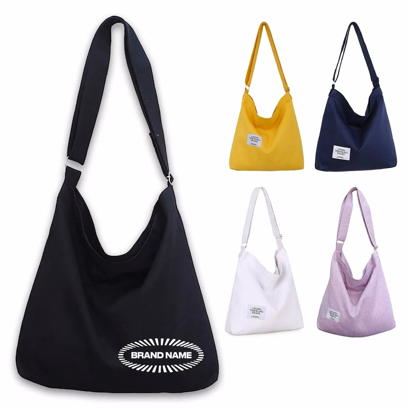 Tote Bag Shopping Grocery Canvas Crossbody Hobo Handbag