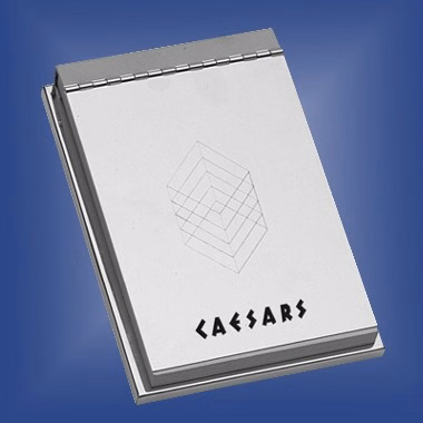 SILVER PLATED MEMO HOLDER